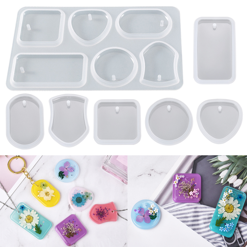 Silicone Epoxy Resin Molds Set - Ensemble de moules en silicone pour