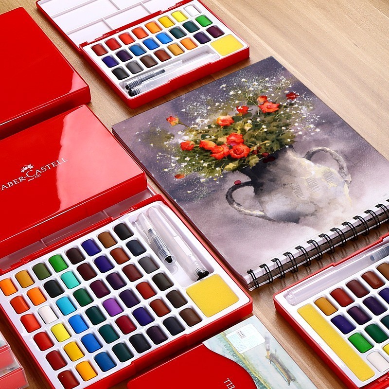 Ensemble de peinture à interco - Watercolor Paint Set Solid Pigment avis et prix