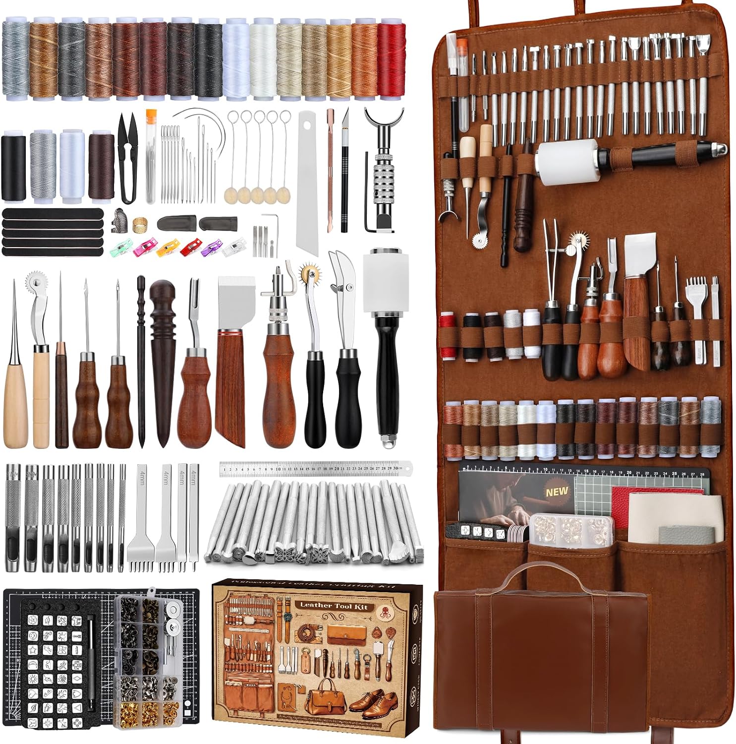 Kit de travail du cuir, outils - Sewing avis et prix