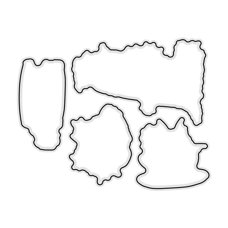 Matrices de découpe et tampons - Clear Silicone Stamps For Card Making avis et prix